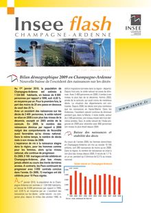  Bilan démographique 2009 en Champagne-Ardenne 