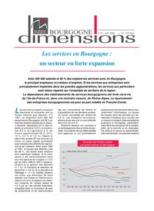 Les services en Bourgogne : un secteur en forte expansion    