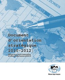 Document d orientation stratégique 2010-2012| Document d ...
