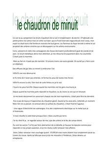 CHAUFRON DE MINUIT