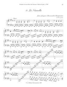 Partition , La Nouvelle, Premier Livre de Pièces de Clavecin, Op. 1