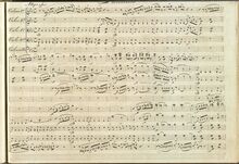 Partition complète, corde quintette en E-flat major, Quintetto, E♭ major
