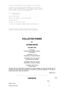 Collected Poems - Volume Two