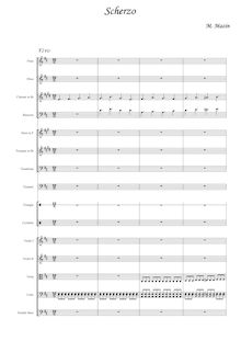 Partition , Scherzo: Vivo, Симфония ре-мажор, D majour, Mazin, Michael