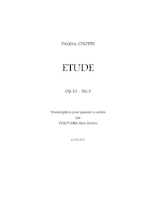 Partition complète, Etudes Op.10, Chopin, Frédéric par Frédéric Chopin