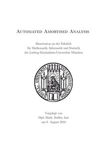 Automated amortised analysis [Elektronische Ressource] / vorgelegt von Steffen Jost