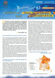Élections 2012 : Les Auvergnats donnent toujours de la voix 