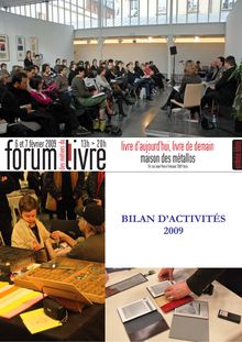 Bilan d action_Forum des Métiers du Livre 2009