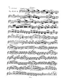 Partition flûte , partie, 3 quintettes pour flûte et cordes, Op.51