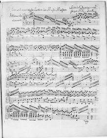 Partition Lectionen Nos.21-25, Der getreue Music-Meister, Telemann, Georg Philipp