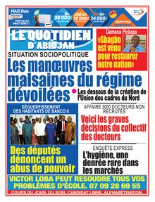 Le Quotidien d’Abidjan n°4056 - du jeudi 11 novembre 2021