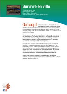 Guayaquil Survivre en ville