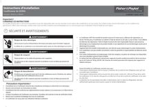 Instructions d installation Réfrigérateur Fisher & Paykel  RB90S