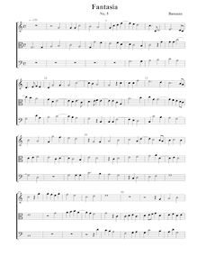Partition Fantasia No.15 – partition complète, Fantasie per cantar et sonar con ogni sorte d’istrumenti