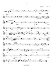 Partition No.2, 10 Duos pour flûte et clarinette, Op.56, Robertson, Ernest John par Ernest John Robertson