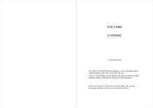VOLTAIRE CANDIDE