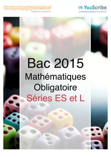 Corrigé - Bac 2015 - Maths - ES-L