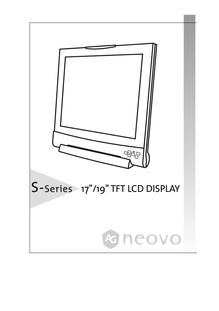 Notice LCD AG Neovo  S-17A