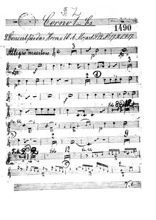 Partition cor 1 (E♭), cor Concerto, Horn Concerto No.2, E♭ major