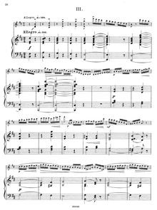 Partition , Allegro, violon Sonata, Sonate pour piano et violon par César Cui