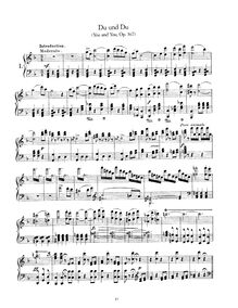 Partition complète, Du und Du, Op.367, Strauss Jr., Johann