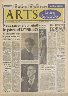 ARTS N° 707 du 28 janvier 1959