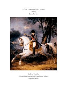 NAPOLEON by GEORGES LEFEBVRE - Book Review