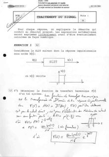 Traitement du signal pour le mécanicien 2001 Ingénierie et Management de Process Université de Technologie de Belfort Montbéliard