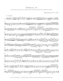 Partition Continuo (violoncelle), 12 sonates pour 2 violons avec a basse pour pour violoncelle ou Harpsicord