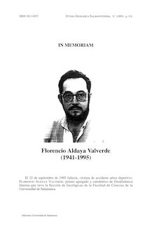 Florencio Aldaya Valverde (1941-1995)