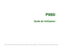 P990i User Guide R3a FR