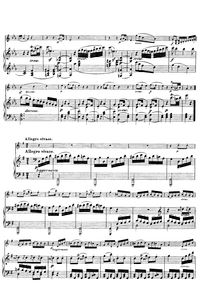 Partition , Allegro vivace, violon Sonata No.8, Op.30 No.3, G Major
