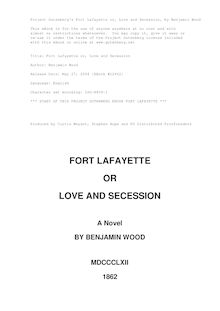 Fort Lafayette or, Love and Secession