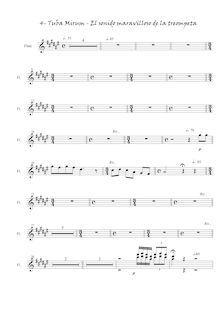 Partition Tuba mirum, Misa de Requiem en do sostenido menor, C♯ minor par Pablo Andrés Rodríguez