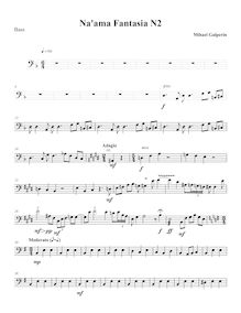 Partition contrebasse, Naama Fantasia n.2, Galperin, Mihael