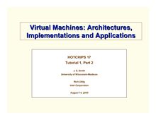 HC17.T1P2 Tutorial 1.Part 2 Virtual Machines – System Virtual Machines 