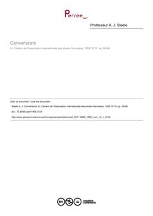 Conversions - article ; n°1 ; vol.10, pg 69-88