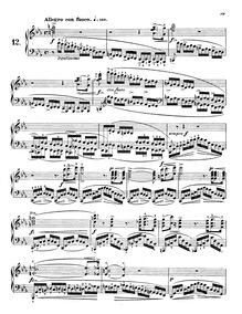 Partition No.12 en C minor, Etudes Op.10, Chopin, Frédéric