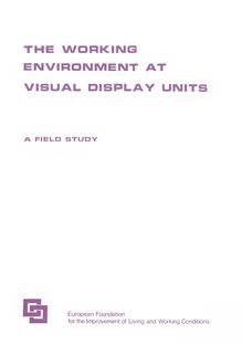 The working environment at visual display units