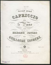 Partition complète, Capriccio No.2, Taubert, Wilhelm