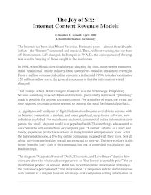 The Joy of Six: Internet Content Revenue Models