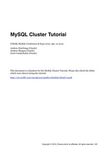 MySQLCluster_Tutorial_2010