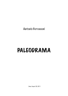 Partition complète, Paleodrama, Gervasoni, Antonio