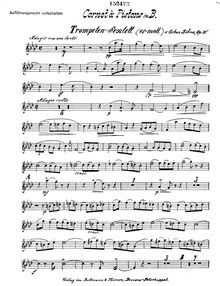 Partition Cornet à Pistons (en B♭), Trompeten-Sextett, Es moll, für Cornet à pistons en B, 2 Trompeten en B, Basstrompete en Es (Althorn), Trombone (Tenorhorn) und Tuba (Bariton), Op.30