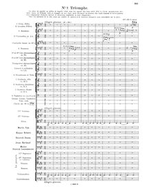 Partition , Triomphe, Le chant de la cloche, Op. 18, Indy, Vincent d 