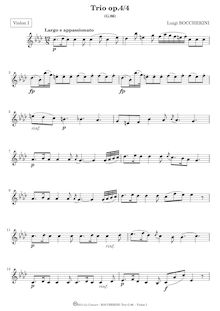Partition , Trio en F minor, G.86, 6 corde Trios, G.83-88, Boccherini, Luigi