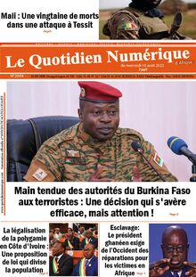 Le Quotidien Numérique d’Afrique n°2004 - du mercredi 10 août 2022