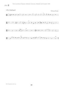Partition Alto en C3 clef, Newe ausserlesene Paduanen, Galliarden, Cantzonen, Allmand und Couranten