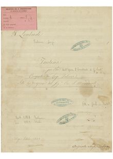 Partition complète (1849), I Lombardi - Fantasia per hautbois (di Verdi)