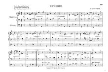 Partition complète, Reverie, C major, Lutkin, Peter Christian